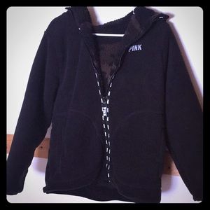 VS pink reversible camo Sherpa